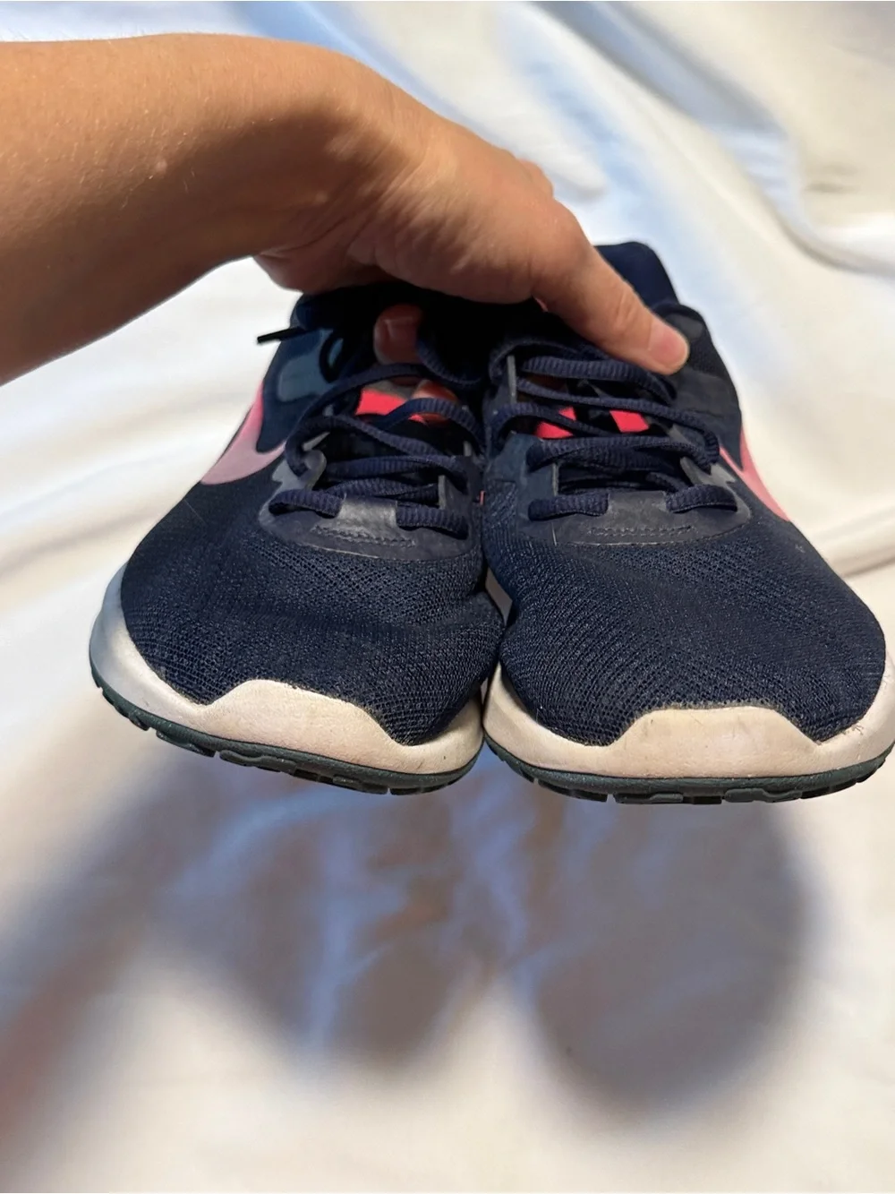 Nike Revolution 6 Next Nature Navy Pink Running Shoes Women's 10
